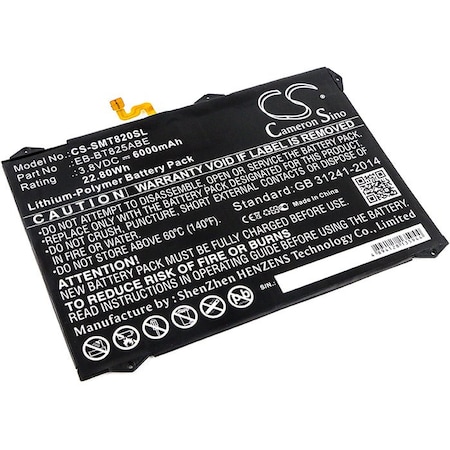 Bsc Preferred Samsung Tab S3 XLTE SM-T820 SM-T825C SM-T825Y SM-T827V Repl. Battery CS-SMT820SL